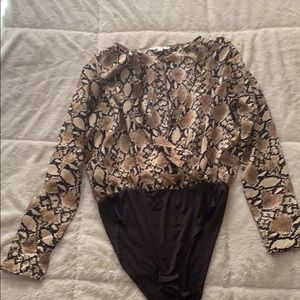 Snake skin bodysuit